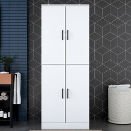 Hanah Home Armario para lavadora KD109 - 3198 Blanco